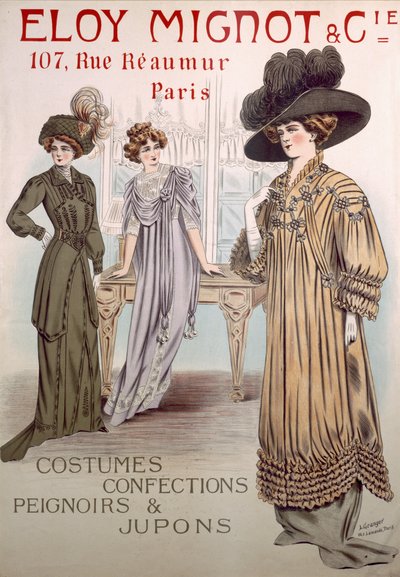 Fashion Advert for Eloy Mignot by French School